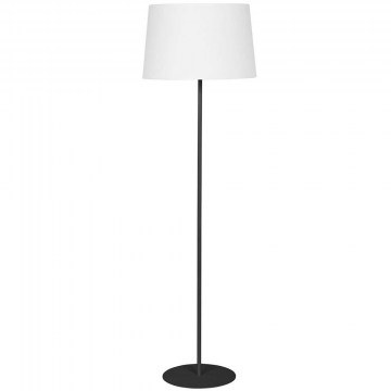 Floor Lamp Maja 5547 1xΕ27 15W D45cm 148cm Black-White TK Lighting