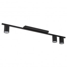 Φωτιστικό Οροφής - Σποτ Logan 4565 3xGU10 10W 80x11cm Black TK Lighting BLACK