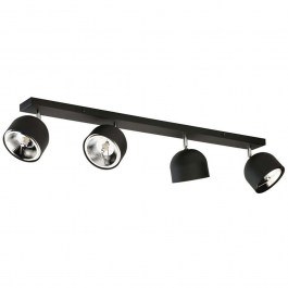 Φωτιστικό Οροφής - Σποτ Altea 6521 4xGU10 AR111 12W 97x17cm Black TK Lighting BLACK