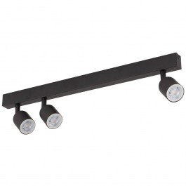 Φωτιστικό Οροφής - Σποτ Top 4762 3xGU10 10W 74x16cm Black TK Lighting BLACK