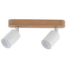 Φωτιστικό Οροφής - Σποτ Top Wood 3295 2xGU10 10W 35x14cm White TK Lighting WHITE