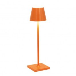 Rechargeable Table Lamp Poldina Pro Micro LD0490Z3 7x27,5cm Led 1,8W Orange Zafferano ORANGE
