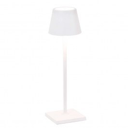 Rechargeable Table Lamp Poldina Pro Micro LD0490B3 7x27,5cm Led 1,8W White Zafferano WHITE