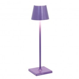 Rechargeable Table Lamp Poldina Pro Micro LD0490L3 7x27,5cm Led 1,8W Lilac Zafferano LILAC