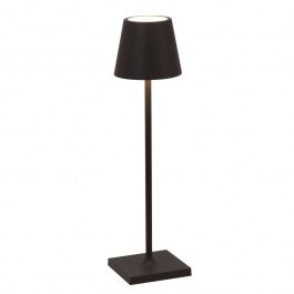 Rechargeable Table Lamp Poldina Pro Micro LD0490D3 7x27,5cm Led 1,8W Black Zafferano BLACK