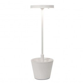 Rechargeable Table Lamp Poldina Reverso LD0420B3 D11x35cm Led 2,3W White Zafferano WHITE