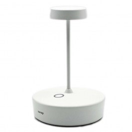 Φωτιστικό Επιτραπέζιο Επαναφορτιζόμενο Swap Mini LD1011B3 Φ10x14,8cm Led 2W White Zafferano WHITE