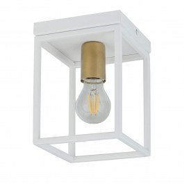 Φωτιστικό Οροφής-Πλαφονιέρα Vigo 1 32224 15x15x21cm 1xE27 60W White Sigma Lighting WHITE