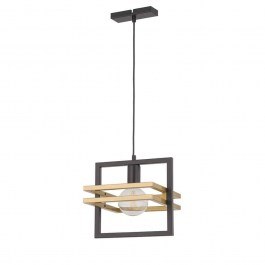 Ceiling Light Merci 1 32386 26x26x90cm 1xE27 60W Black-Gold Sigma Lighting BLACK-GOLD