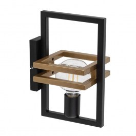 Wall Lamp Merci 32410 20x14,5x31cm 1xE27 60W Black-Gold Sigma Lighting BLACK-GOLD