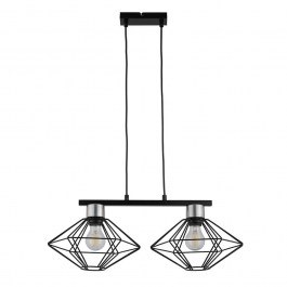 Φωτιστικό Οροφής-Ράγα Vario 2 40557 28x58x80cm 2xE27 60W Black-Silver Sigma Lighting BLACK-SILVER