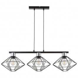 Φωτιστικό Οροφής-Ράγα Vario 3 40560 28x87x80cm 3xE27 60W Black-Silver Sigma Lighting BLACK-SILVER