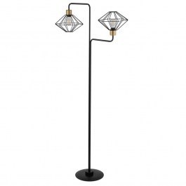 Φωτιστικό Δαπέδου Vario 50352 30x75x160cm 2xE27 60W Black-Gold Sigma Lighting BLACK-GOLD