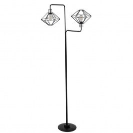 Φωτιστικό Δαπέδου Vario 50353 30x75x160cm 2xE27 60W Black-Silver Sigma Lighting BLACK-SILVER