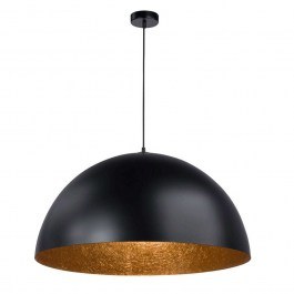 Ceiling Light Sfera 70 30132 D70cm 1xΕ27 60W Black-Copper Sigma Lighting BLACK-COPPER