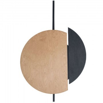 Wall Lamp - Sconce Sunset Natural 10577 51x80cm 2xGX53 12W Natural-Black Nowodvorski
