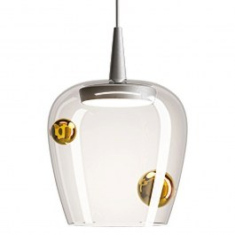 Φωτιστικό Οροφής Bilia LBA3003 18x324cm Led Triac 8W IP40 2700K 645Lm Silver-Gold Zafferano GOLD-SILVER