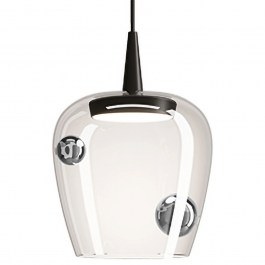 Ceiling Light Bilia LBA3022 18x324cm Led Triac 8W IP40 2700K 645Lm Black-Silver Zafferano BLACK-SILVER