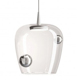 Φωτιστικό Οροφής Bilia LBA4012 27x333cm Led Triac 8W IP40 2700K White-Silver Zafferano WHITE-SILVER