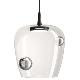 Φωτιστικό Οροφής Bilia LBA4022 27x333cm Led Triac 8W IP40 2700K Black-Silver Zafferano BLACK-SILVER