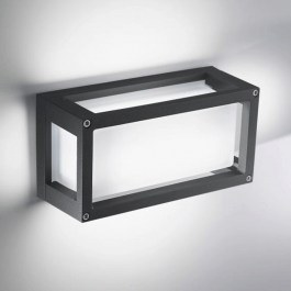 Φωτιστικό Τοίχου - Απλίκα Home LD0250G3 12,2x25x9,5cm Led 10W 3000K IP54 Dark Grey Zafferano DARK GREY