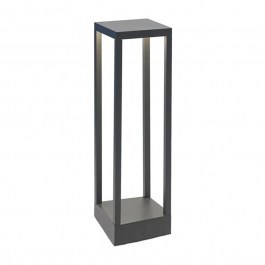 Φωτιστικό Δαπέδου Home LD0254G3 14,1x14,1x50cm Led 15,8W 3000K IP65 Dark Grey Zafferano DARK GREY