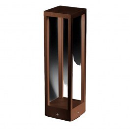 Φωτιστικό Δαπέδου Home LD0254R3 14,1x14,1x50cm Led 15,8W 3000K IP65 Corten Zafferano CORTEN