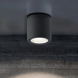 Φωτιστικό Οροφής - Σποτ Sole LD0120G3 8x10,5cm Led 6W 3000K IP54 Dark Grey Zafferano DARK GREY