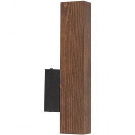 Φωτιστικό Τοίχου - Απλίκα Teo 6613 10x3,8x31cm Led 36W Black-Walnut TK Lighting BLACK-WALNUT