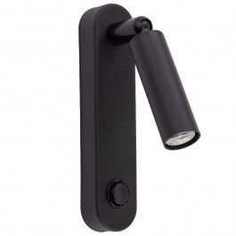 Φωτιστικό Τοίχου - Απλίκα Enzo Long 6621 14x10x22cm 1xG9 6W Black TK Lighting BLACK