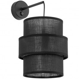Φωτιστικό Τοίχου - Απλίκα Calisto 5955 20x29x33cm 1xE27 15W Black TK Lighting BLACK