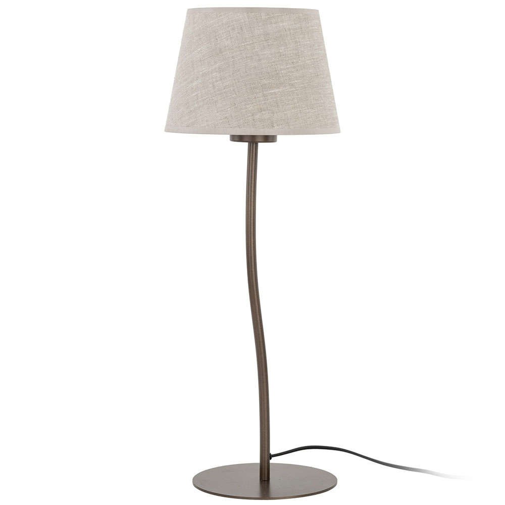 Φωτιστικό Επιτραπέζιο Nicola 16027 Φ20x37cm 1xE27 15W Brown-Grey TK Lighting