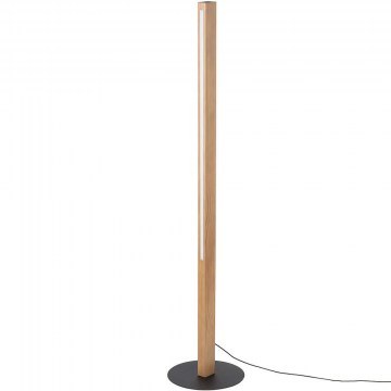 Floor Lamp Teo 1391 D30x120cm Led 36W Natural-Black TK Lighting
