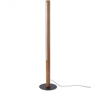 Floor Lamp Teo 1410 D30x120cm Led 36W Walnut-Black TK Lighting