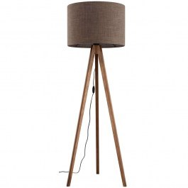 Φωτιστικό Δαπέδου Grand 16019 Φ50x145cm 1xE27 15W Walnut-Brown TK Lighting WALNUT-BROWN