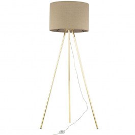 Floor Lamp Umberto 16036 D50x155cm 1xE27 15W Natural-Gold TK Lighting NATURAL-GOLD