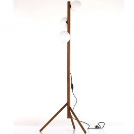 Φωτιστικό Δαπέδου Estera 16045 38x38x150cm 3xG9 8W Walnut-White TK Lighting WALNUT-WHITE