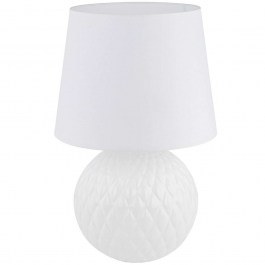 Φωτιστικό Επιτραπέζιο Santana 16046 Φ39x60cm 1xE27 15W White TK Lighting WHITE