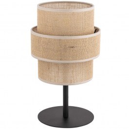 Table Lamp Calisto 5404 D20x38cm 1xE27 15W Natural-Black TK Lighting NATURAL-BLACK