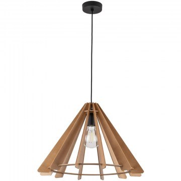 Pendant Lamp Eris 6586 D50x160cm 1xE27 15W Natural TK Lighting