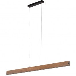 Φωτιστικό Οροφής - Ράγα 1449 126x5x100cm Led 36W Walnut-Black TK Lighting WALNUT-BLACK