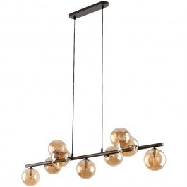Φωτιστικό Οροφής - Ράγα Estera 4340 116x27x138cm 9xG9 8W Brown TK Lighting BROWN