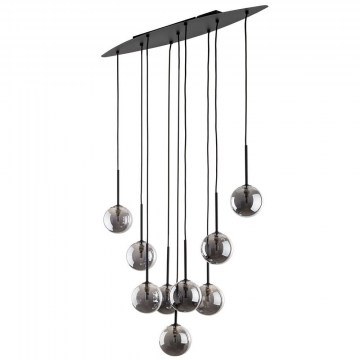 Φωτιστικό Οροφής Estera 6148 74x24x148cm 9xG9 6W Black TK Lighting