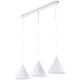 Φωτιστικό Οροφής - Ράγα Cono 10011 75x19x120cm 3xE27 15W White TK Lighting WHITE