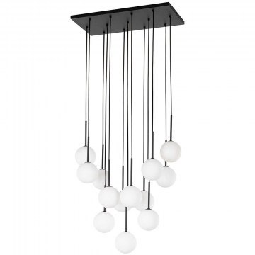 Pendant Lamp Martin 10079 60x35x150cm 13xG9 6W Black-White TK Lighting