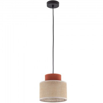 Pendant Lamp Duo 2785 D20x160cm 1xE27 15W Brown-Natural TK Lighting