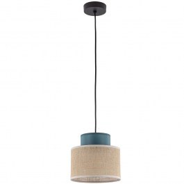 Pendant Lamp Duo 3257 D20x160cm 1xE27 15W Green-Natural TK Lighting NATURAL-GREEN
