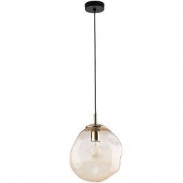 Pendant Lamp Sol Mini 10083 25x25x175cm 1xE27 15W Brass-Amber TK Lighting BRASS-AMBER