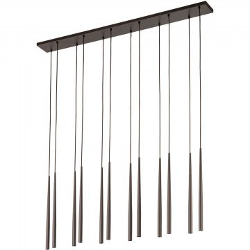 Ceiling Lamp - Rail Piano 10111 120x12x140cm 12xG9 8W Brown TK Lighting