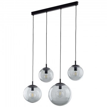 Ceiling Lamp - Rail Esme 5381 87x30x175cm 4xE27 15W Black-Fume TK Lighting
